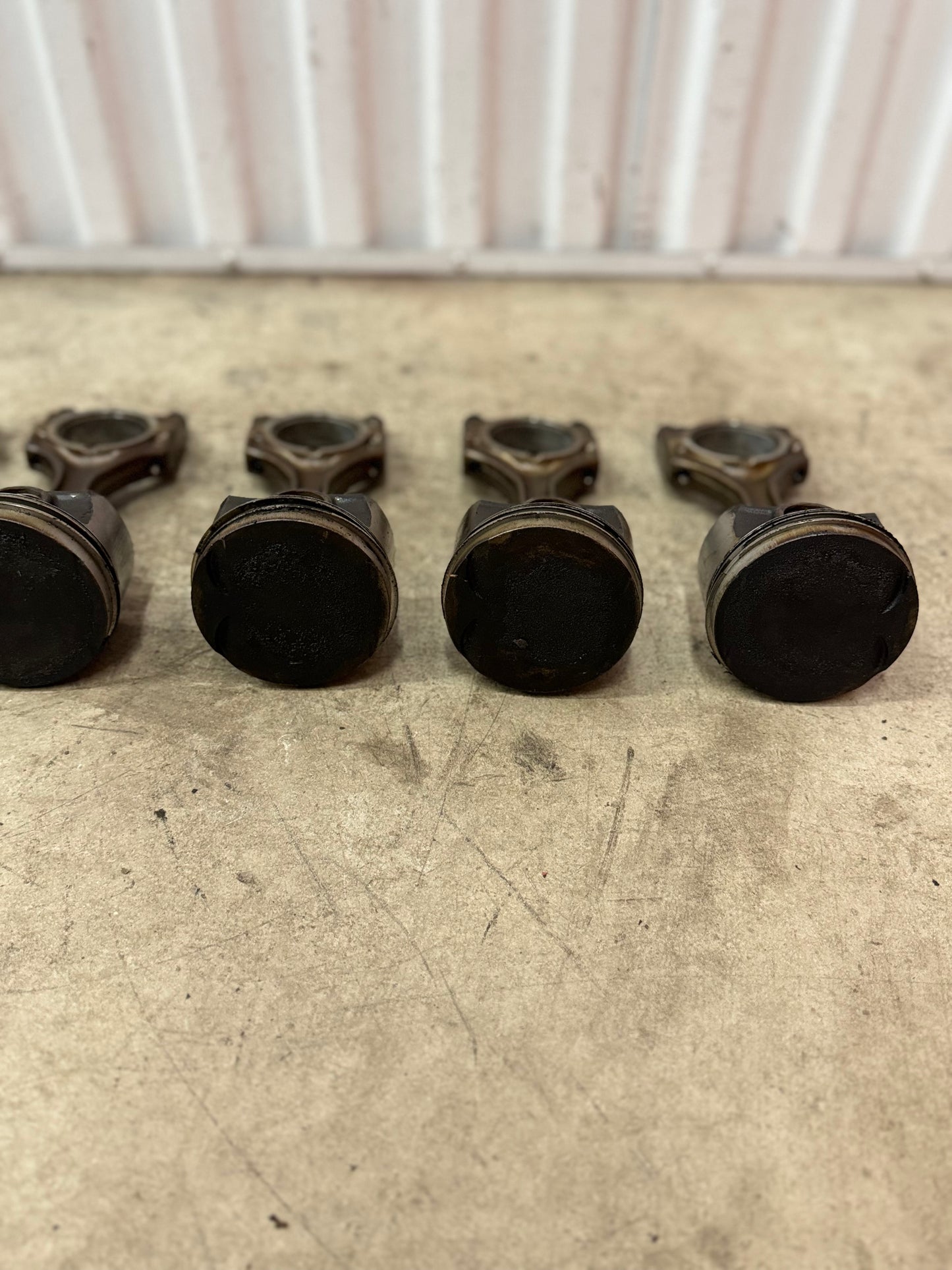 1996-1999 BMW M52 2.8L 6-Cylinder E36 E39 Piston Connecting Rod Set of 6 OEM