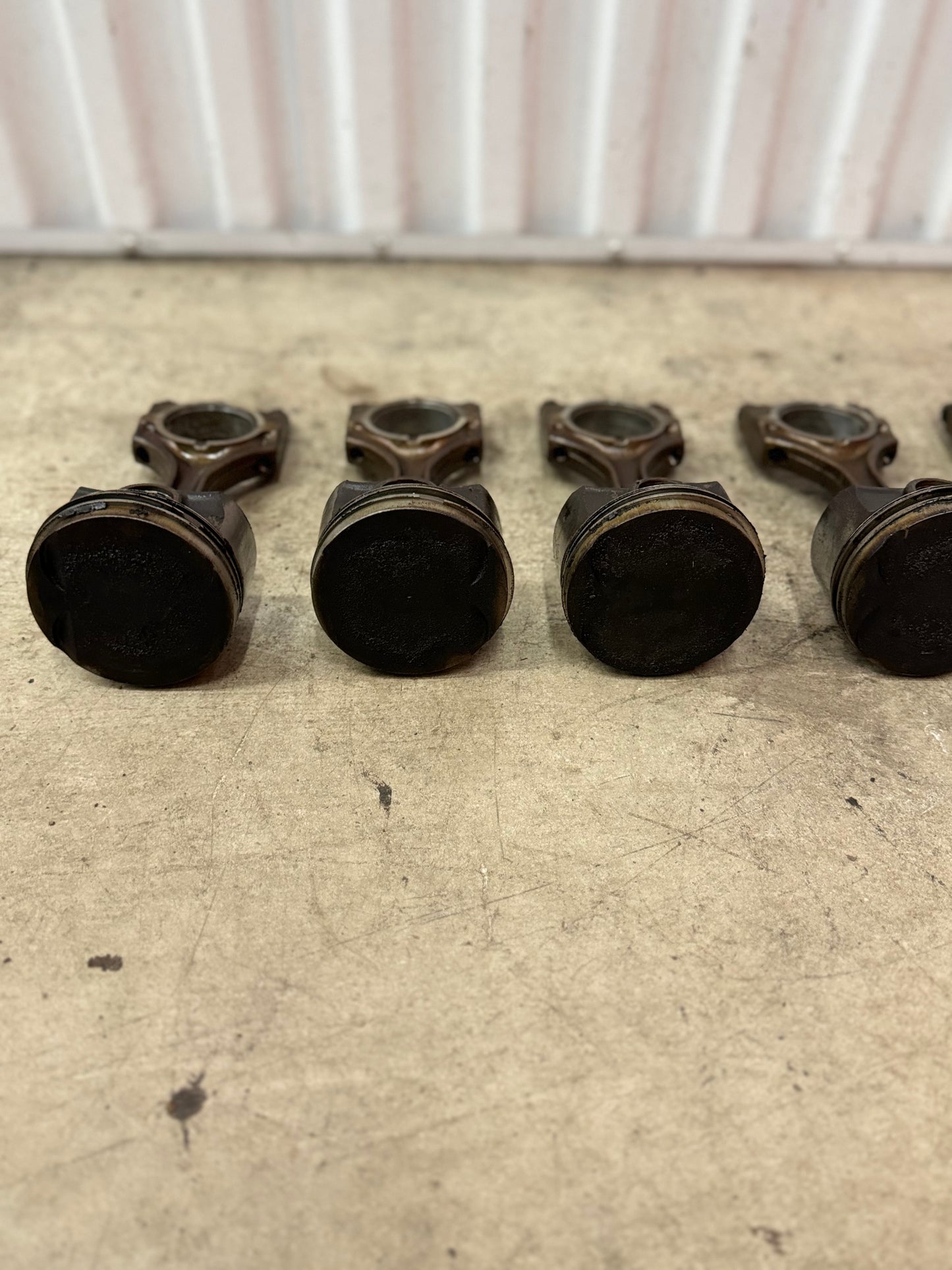 1996-1999 BMW M52 2.8L 6-Cylinder E36 E39 Piston Connecting Rod Set of 6 OEM