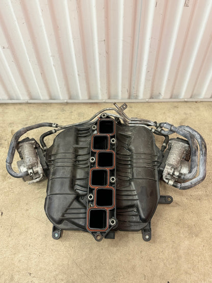 08-13 Infiniti G37 09-20 Nissan 370z Intake Manifold W/ 2x Throttle Bodies OEM Low miles