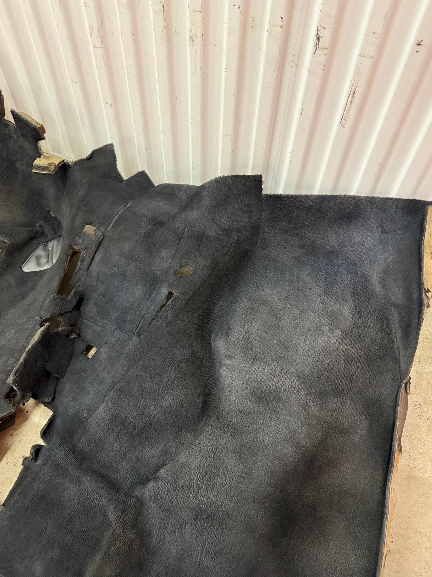 BMW E30 Convertible Sprayed Black Carpet OEM 87-91 318i 325i